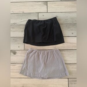NWOT Bundle of FP Micro Mini Cotton-Linen Skort